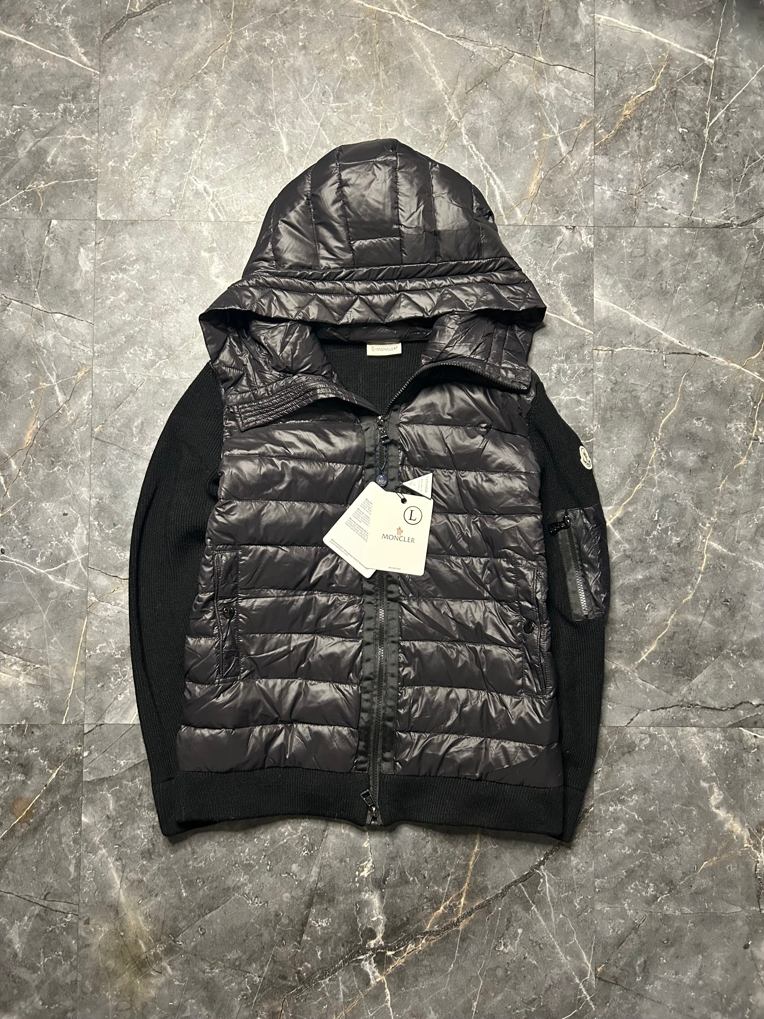 Moncler black cardigan