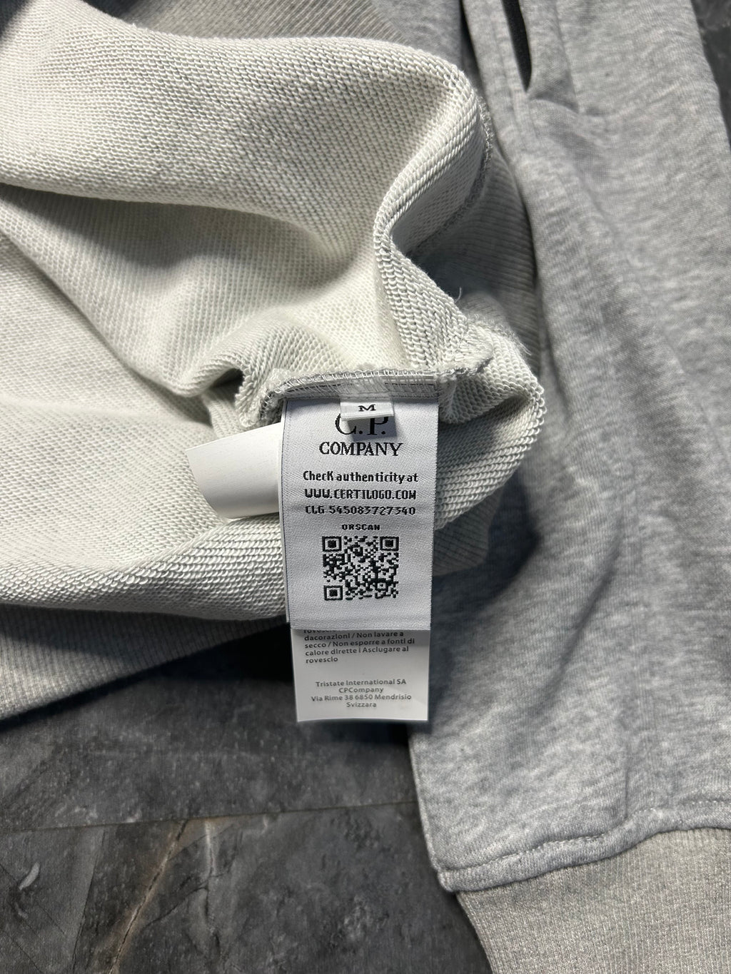 CPcompany grey tracksuit