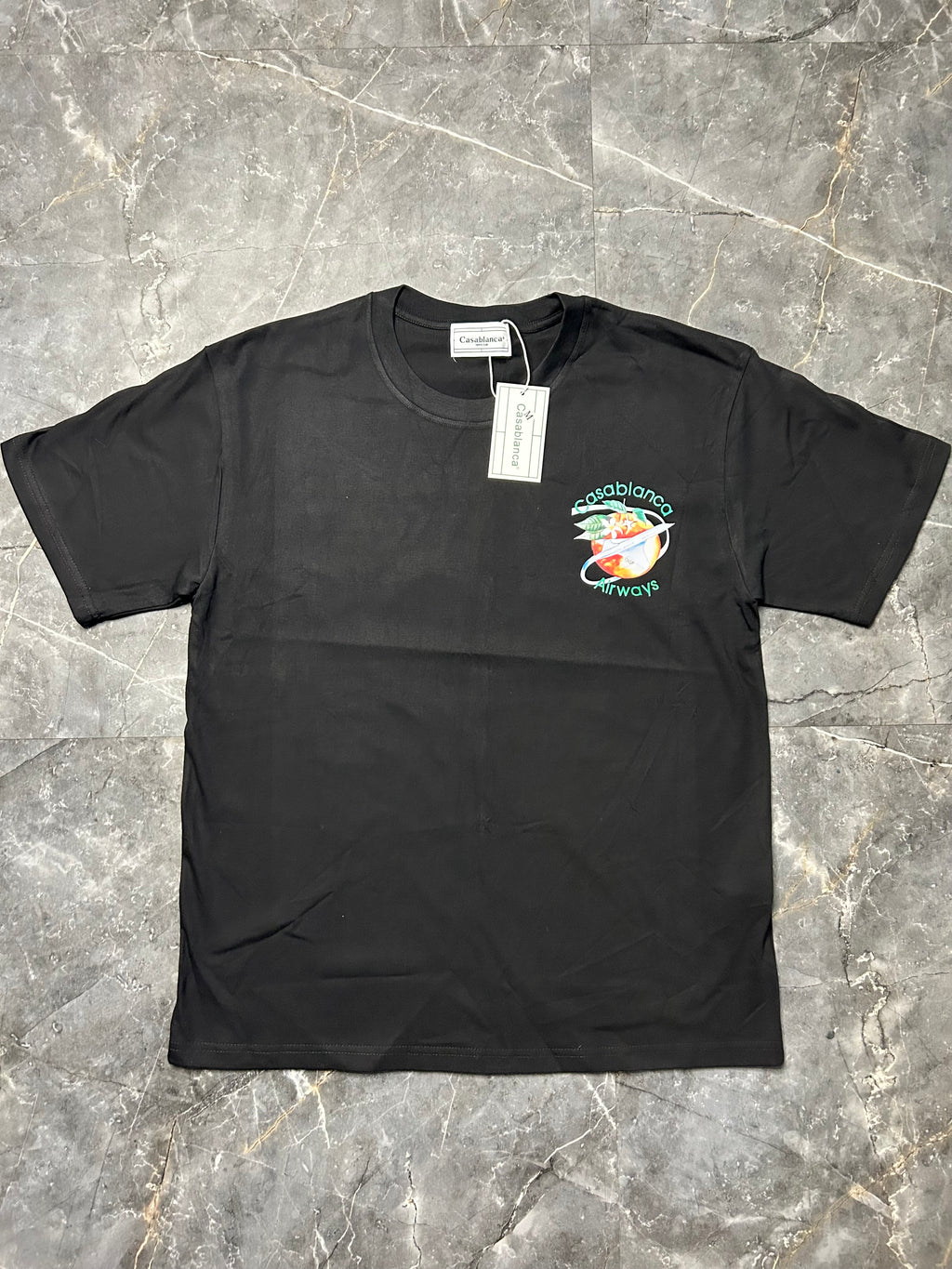 Casablanca black t-shirt