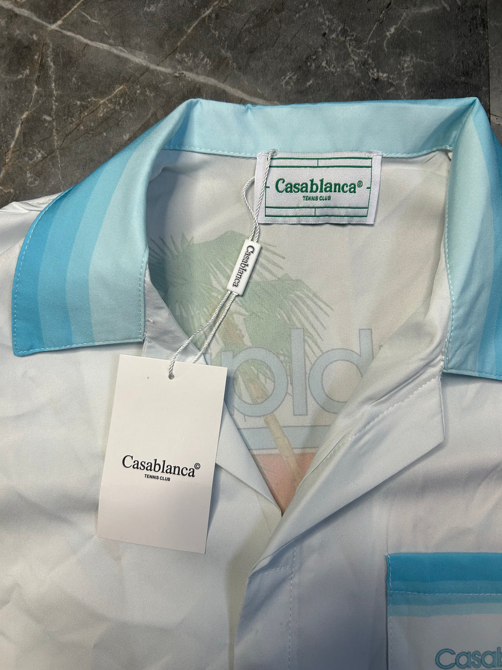 Casablanca white and blue set