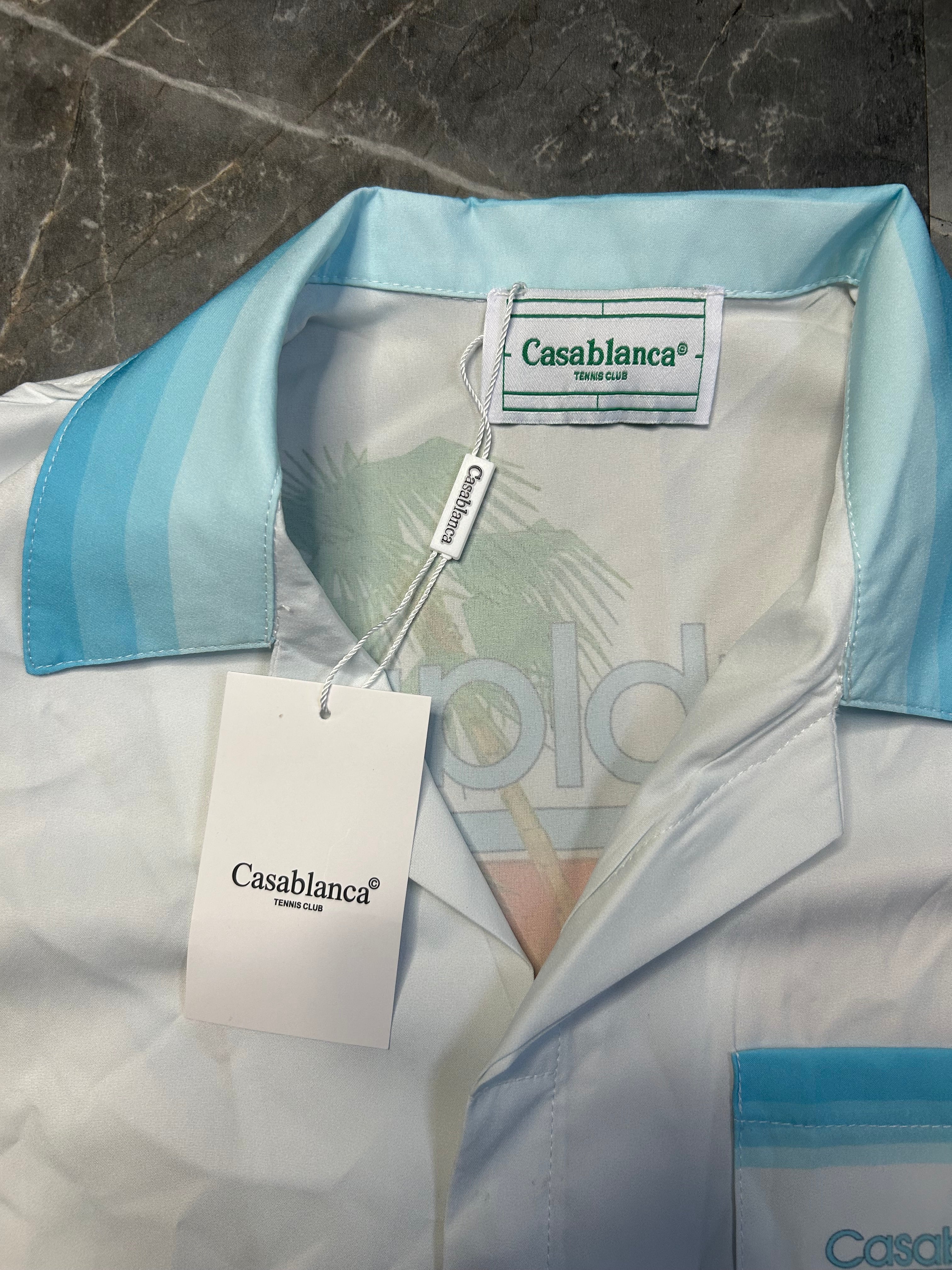 Casablanca white and blue set