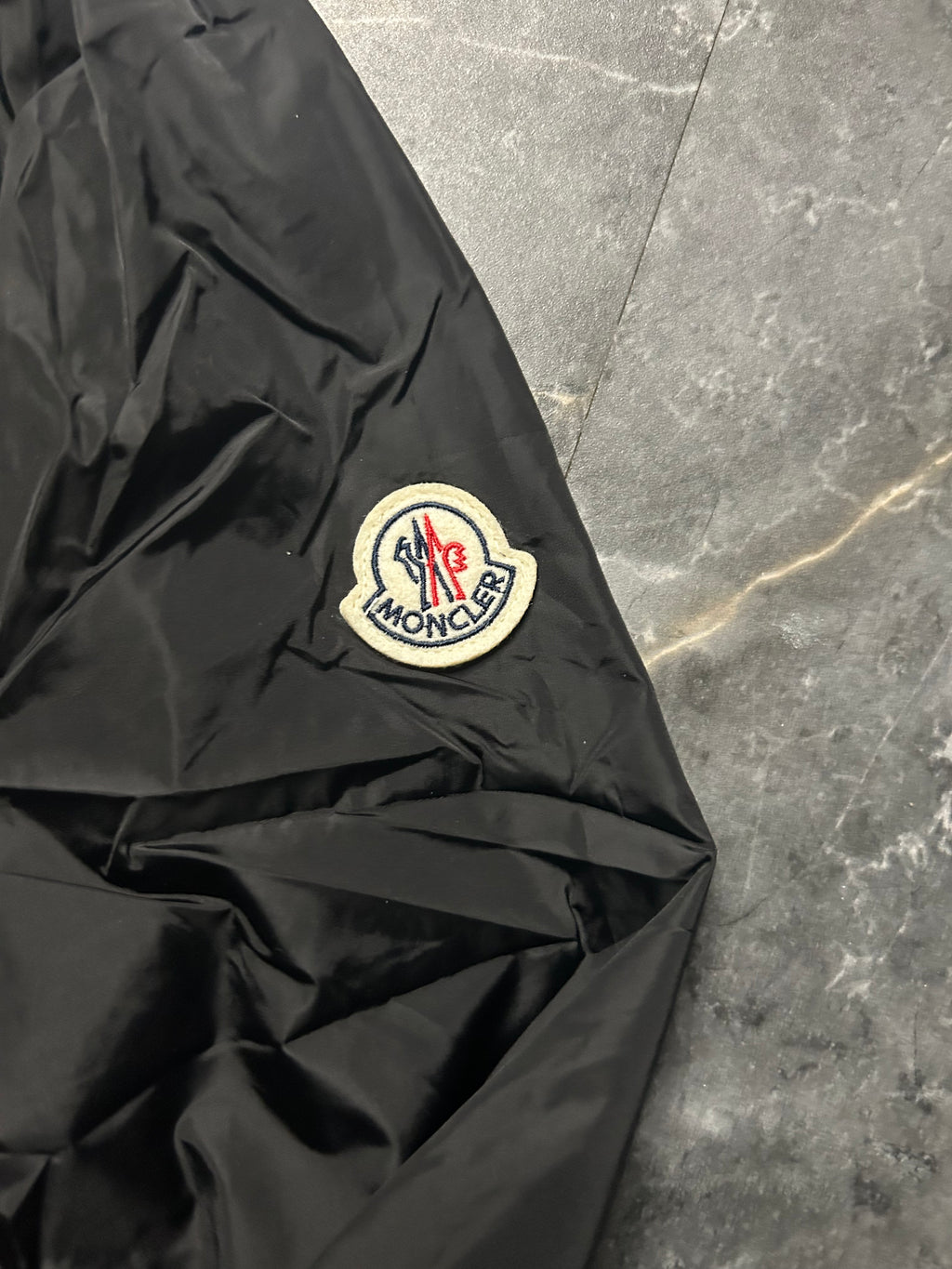 Moncler black windbreaker