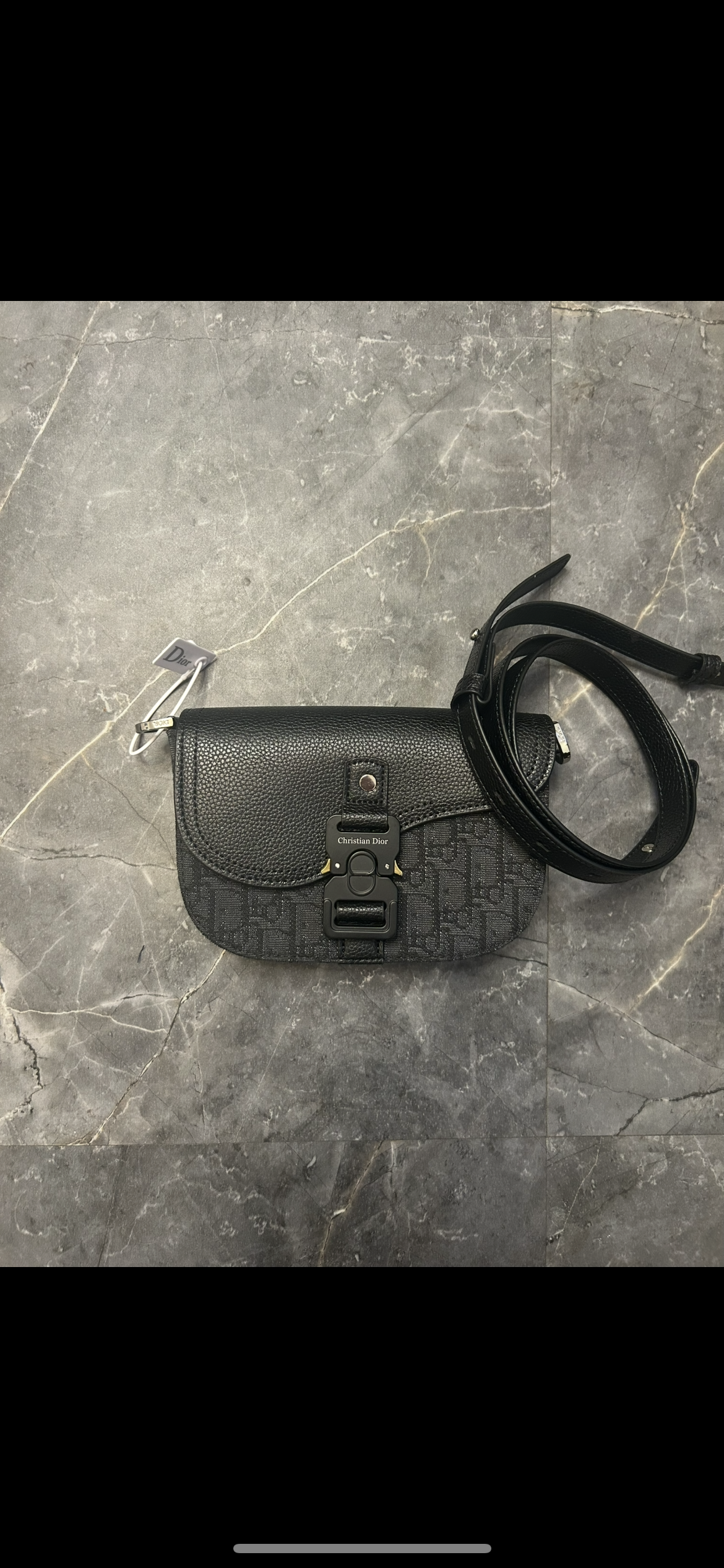 Dior messenger bag black