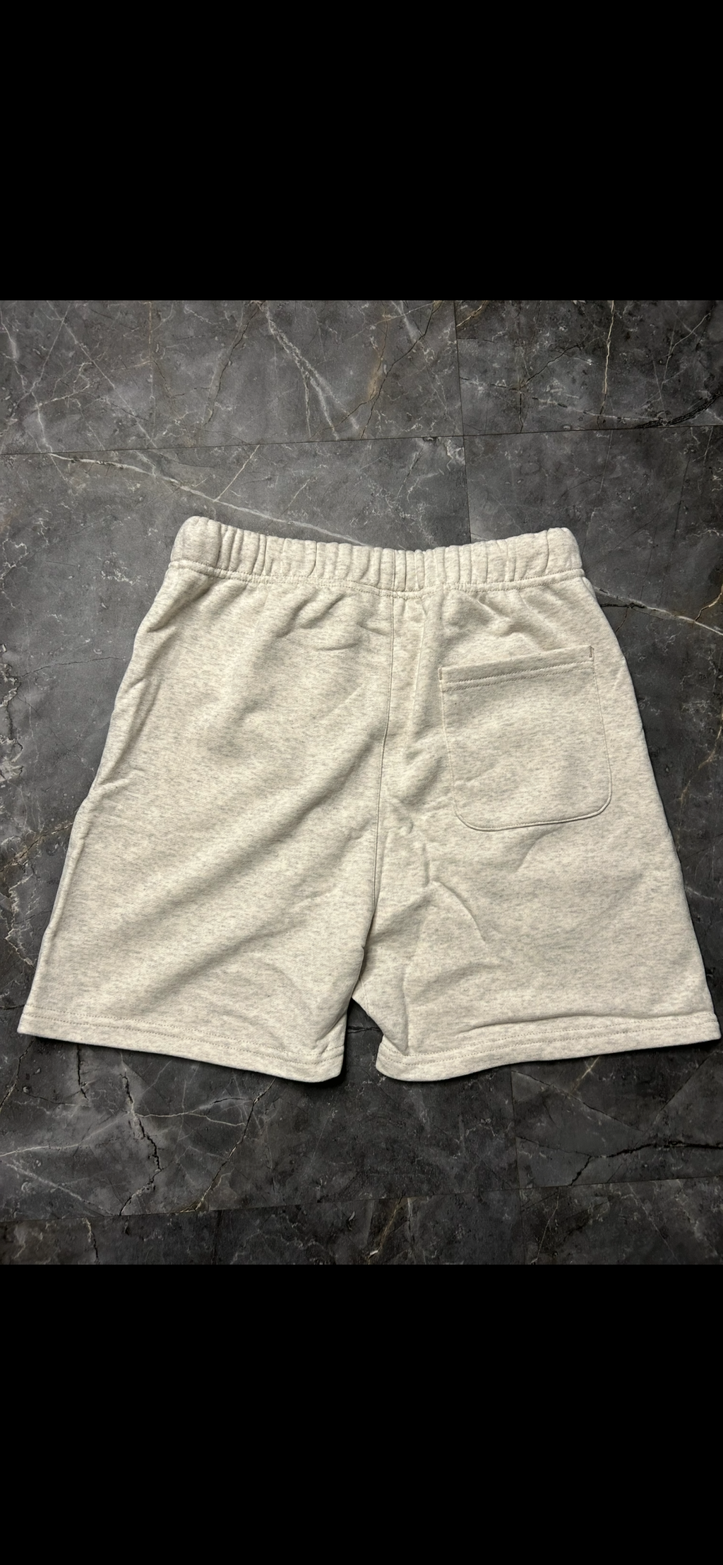 Essentials light oatmeal shorts