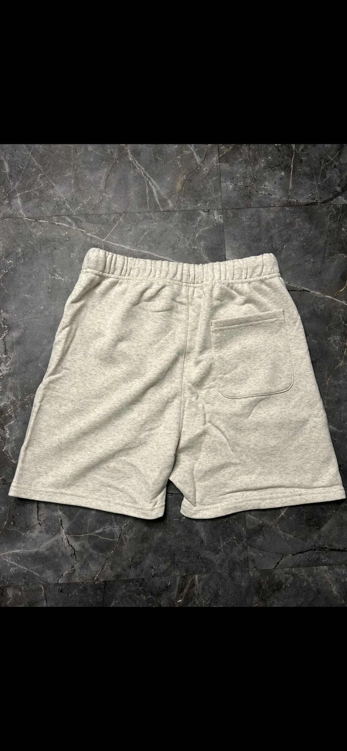 Essentials light oatmeal shorts
