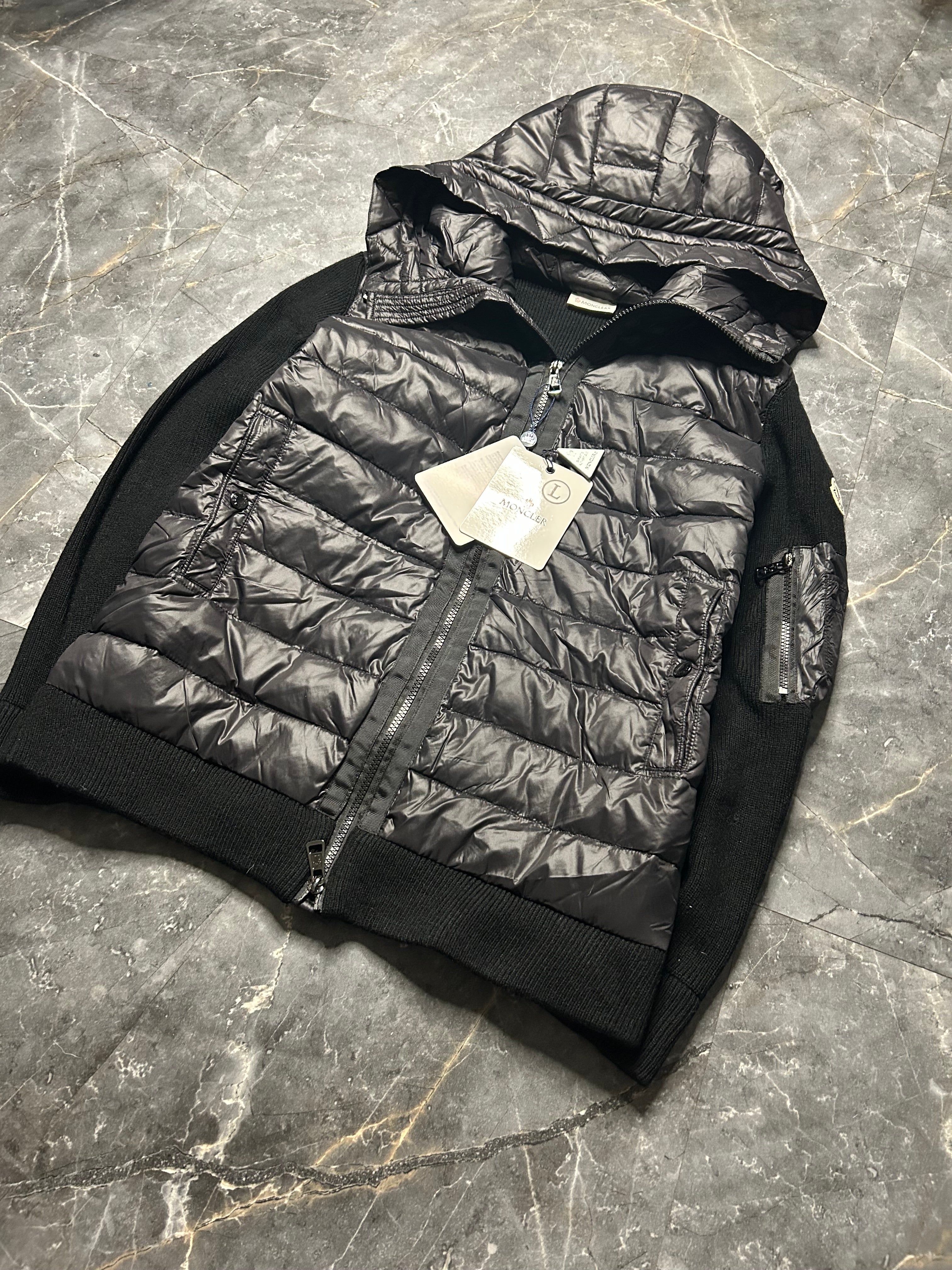 Moncler black cardigan