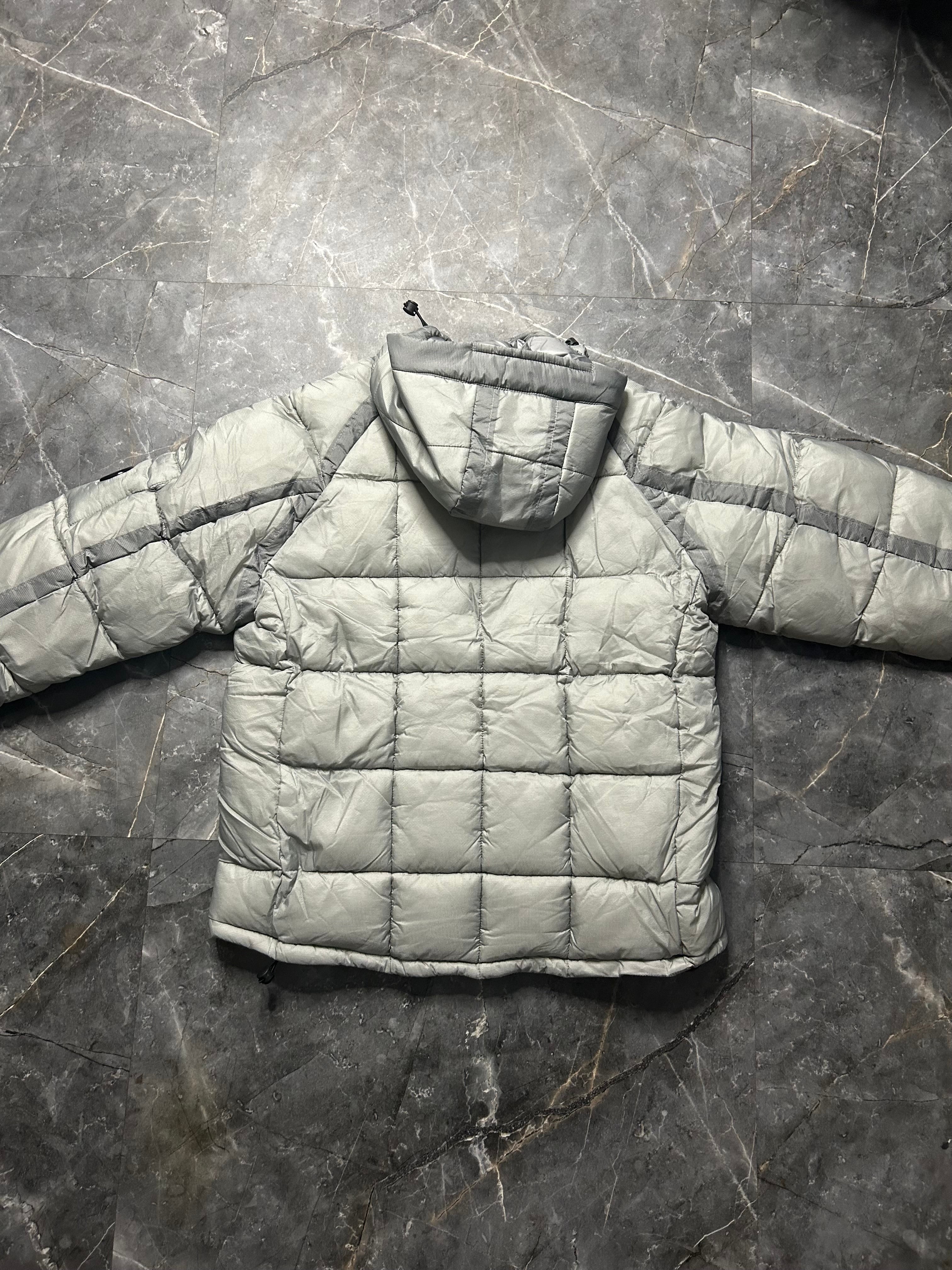 CPcompany grey puffer coat