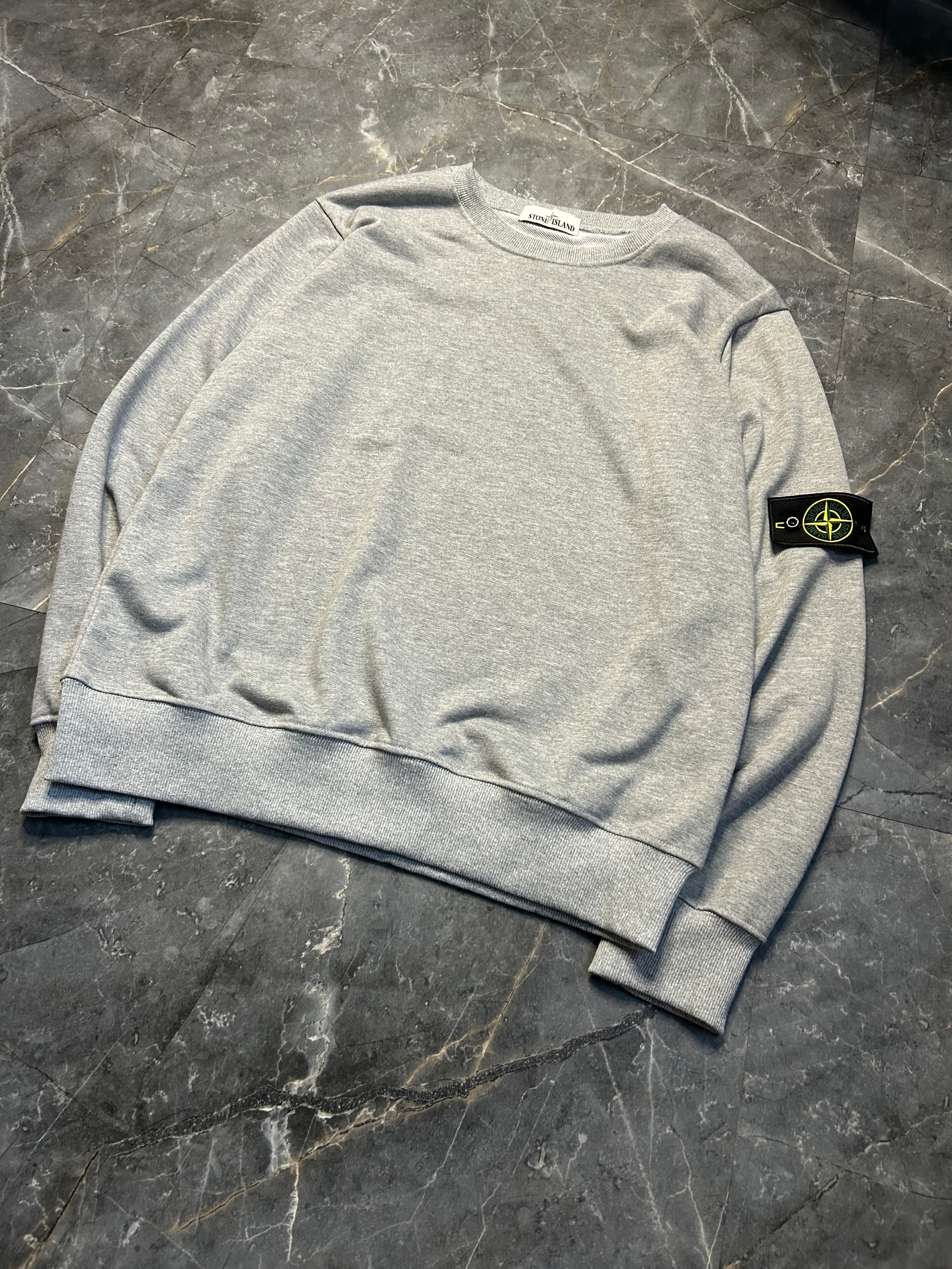 Stone island grey crewneck