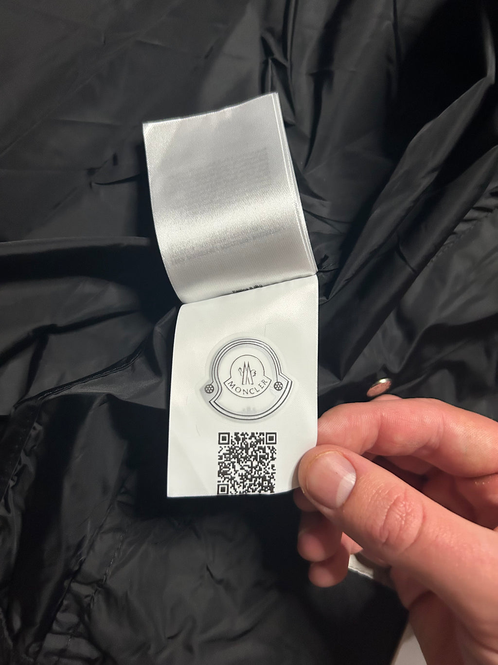 Moncler black windbreaker