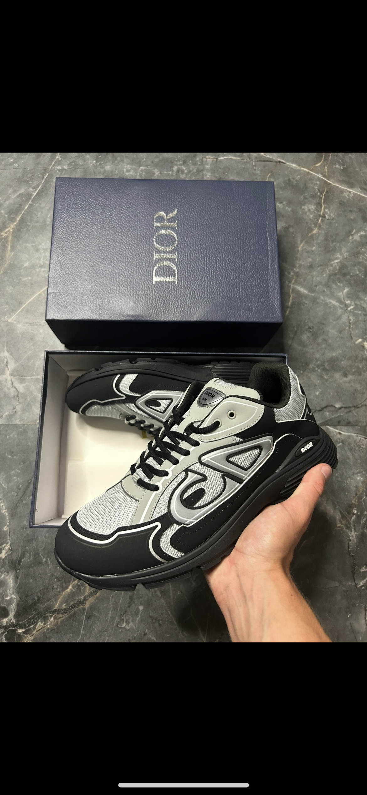 Dior b30 black and grey