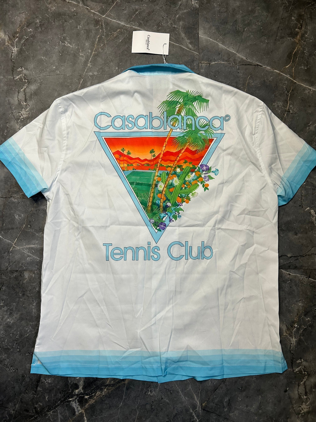 Casablanca white and blue set