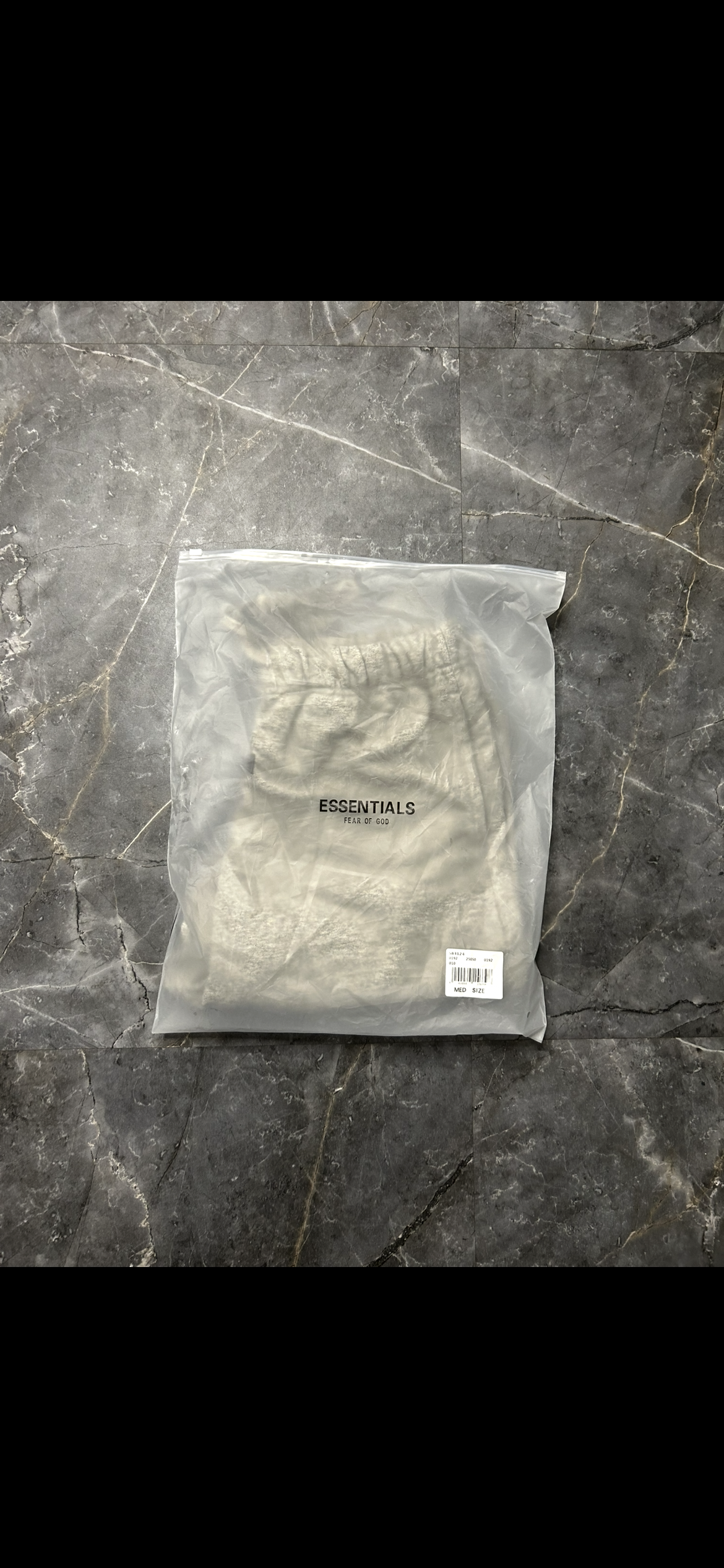 Essentials dark oatmeal shorts