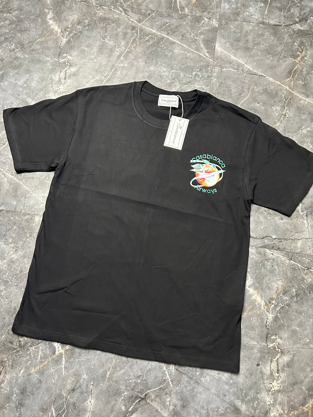 Casablanca black t-shirt