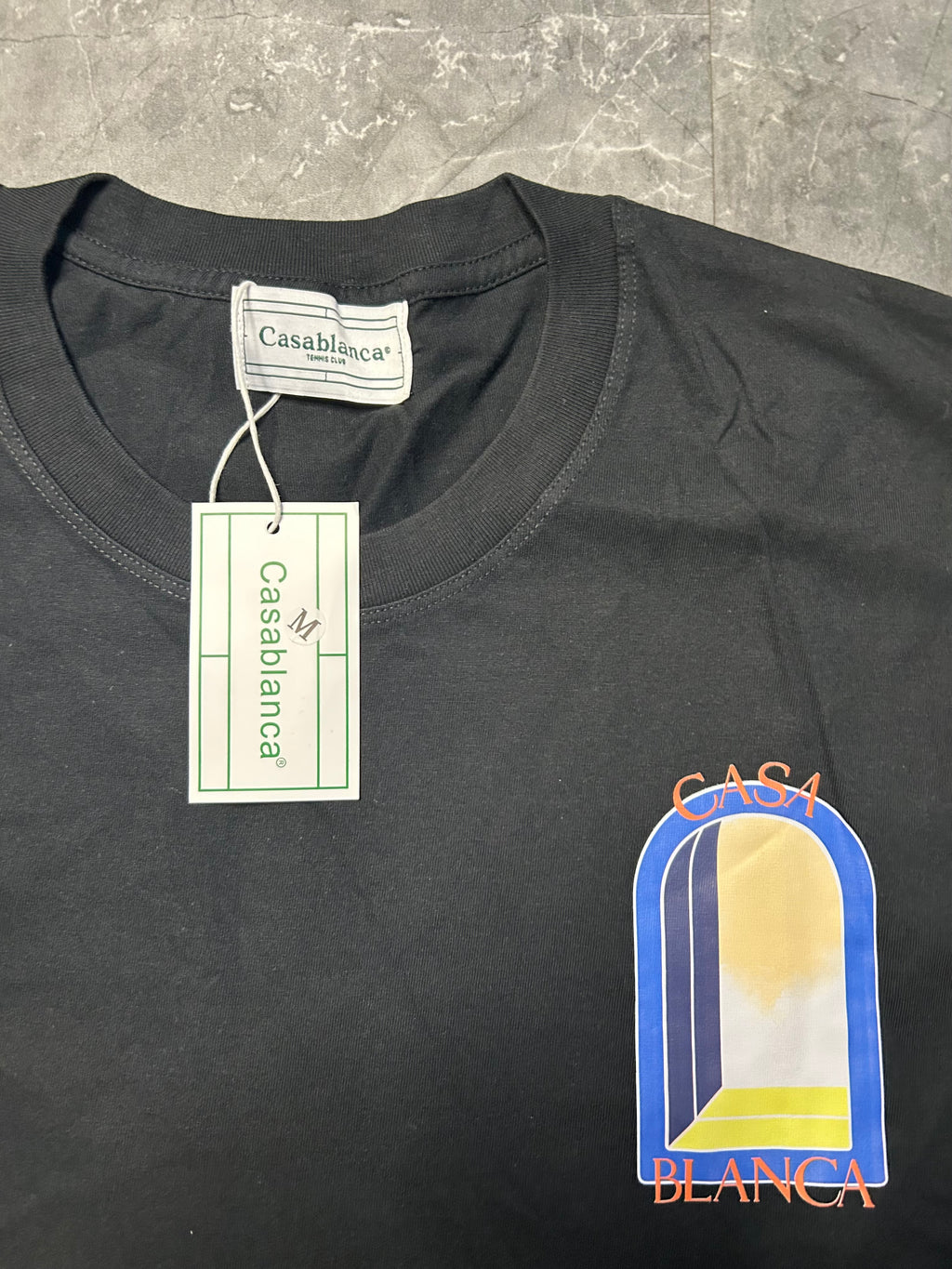 Casablanca black t-shirt