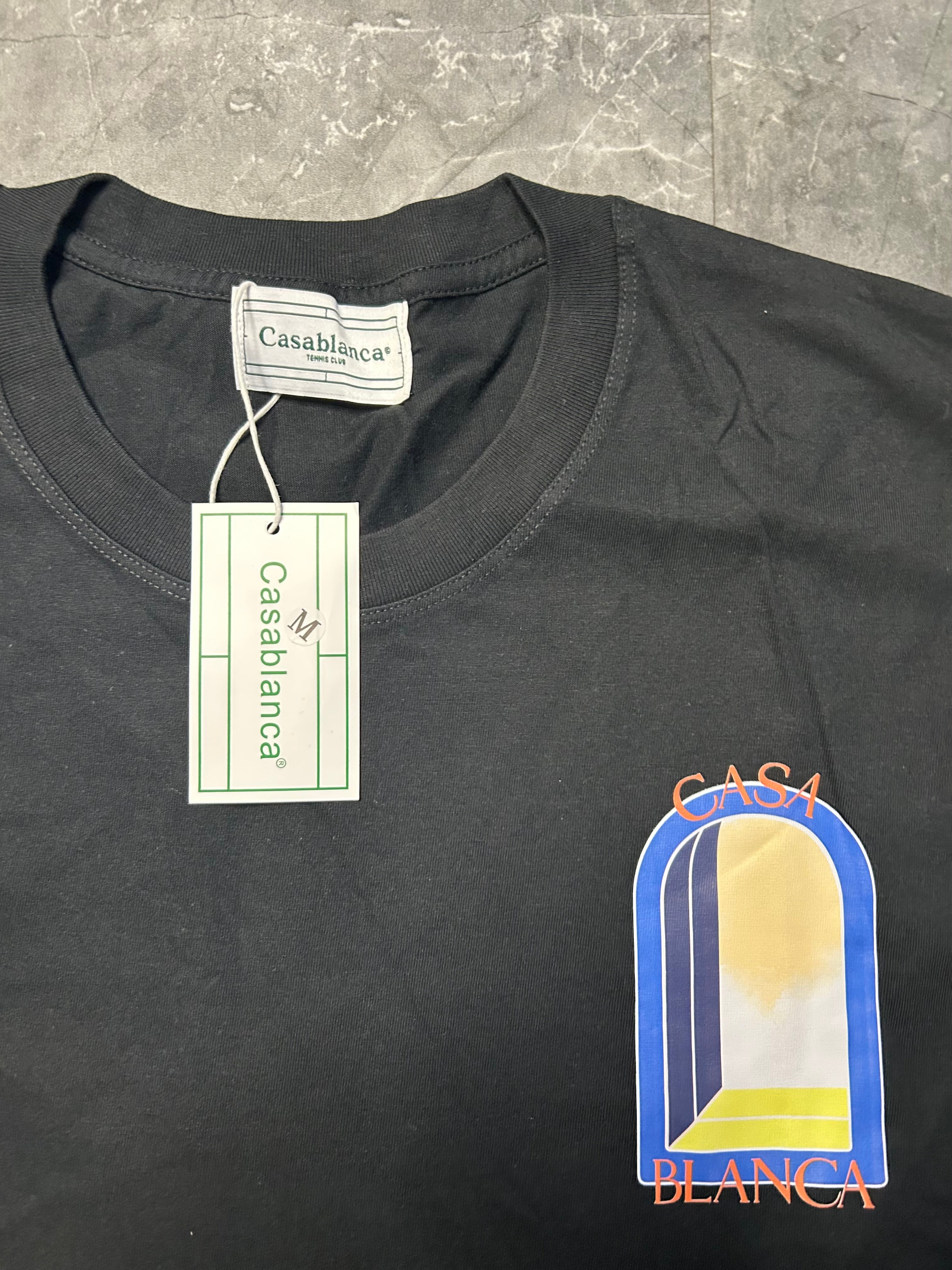 Casablanca black t-shirt