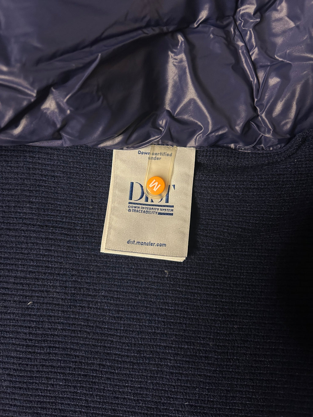 Moncler navy cardigan