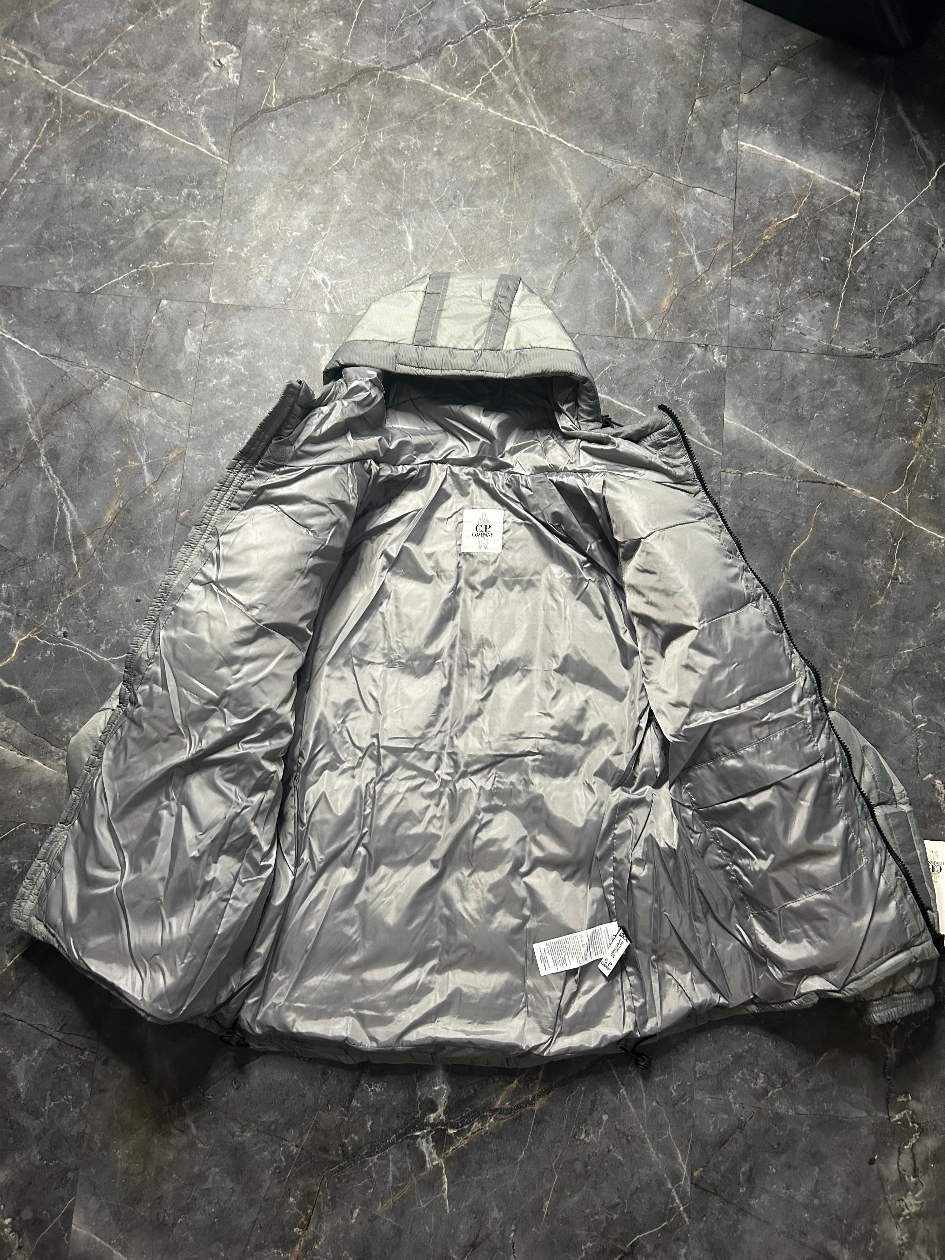 CPcompany grey puffer coat