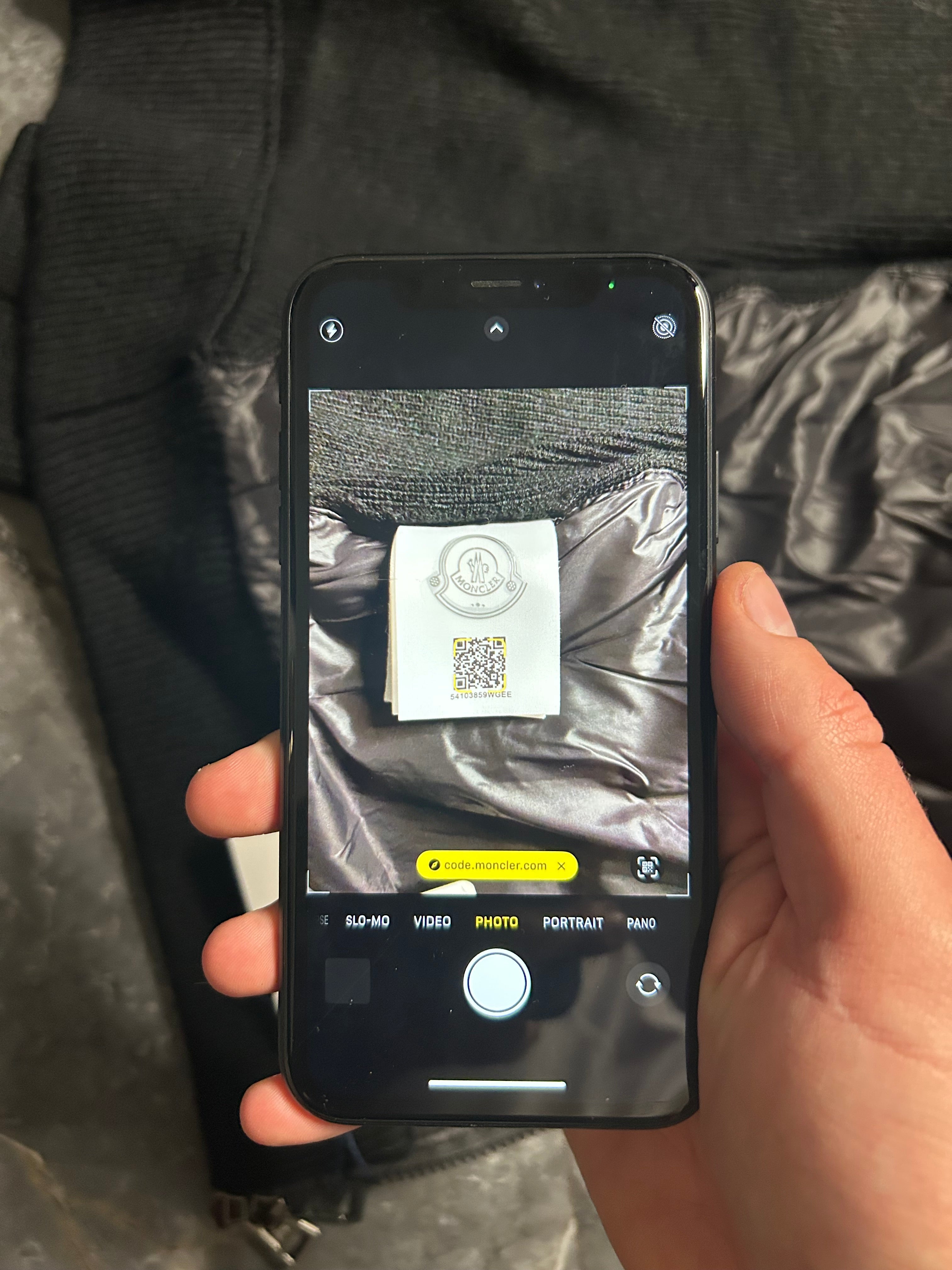 Moncler black cardigan