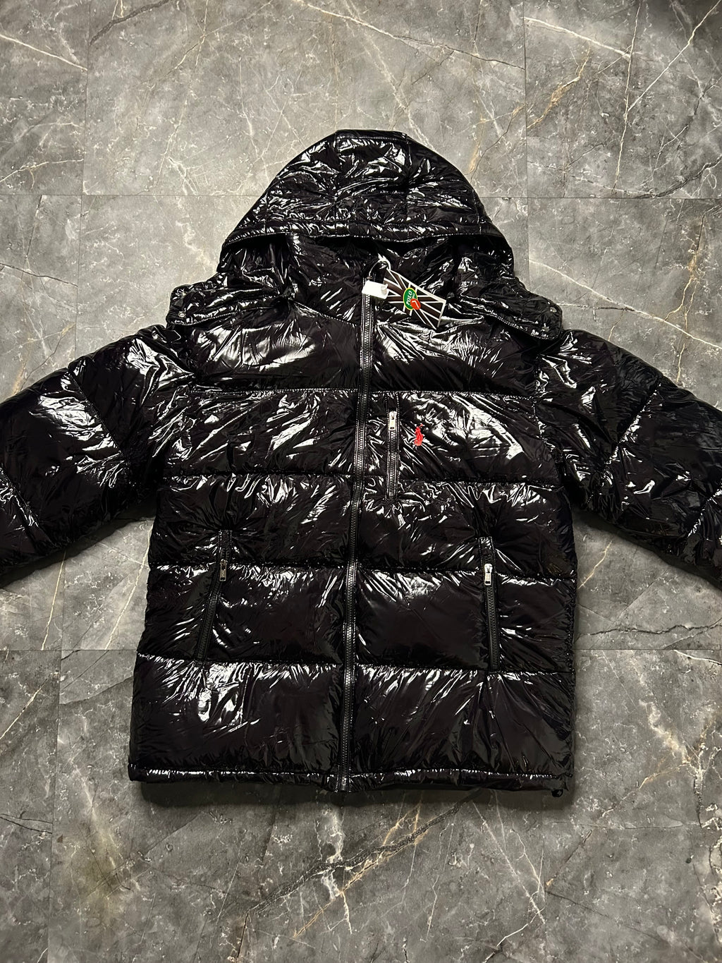 Ralph Lauren glossy puffer