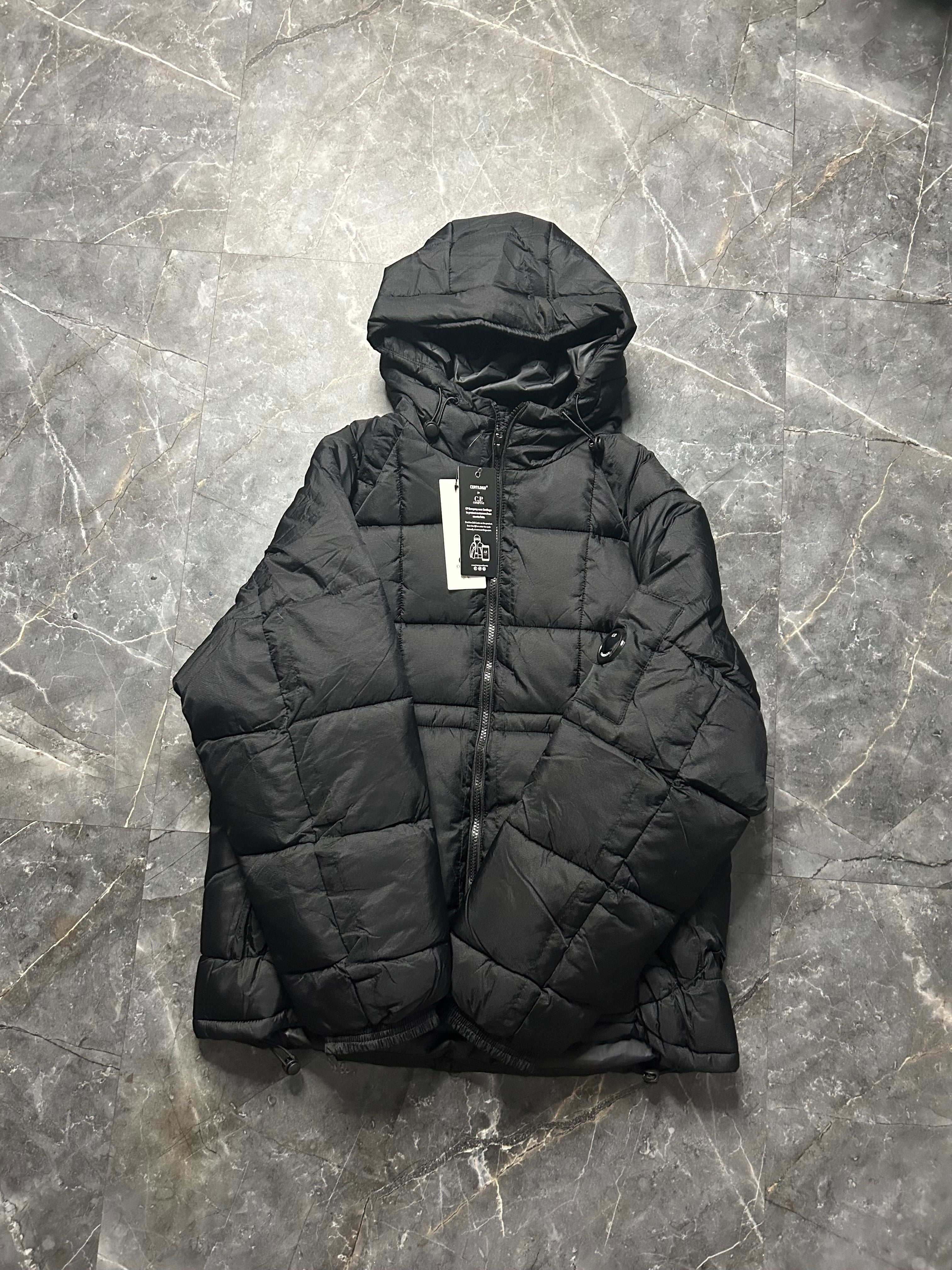 CPcompany black puffer coat