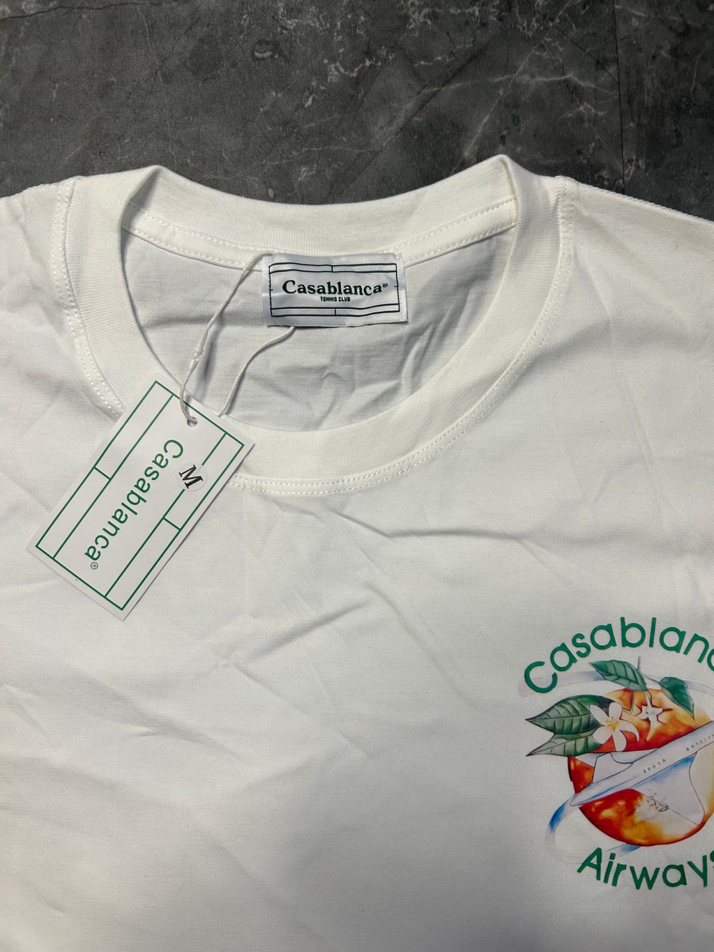 Casablanca white t-shirt