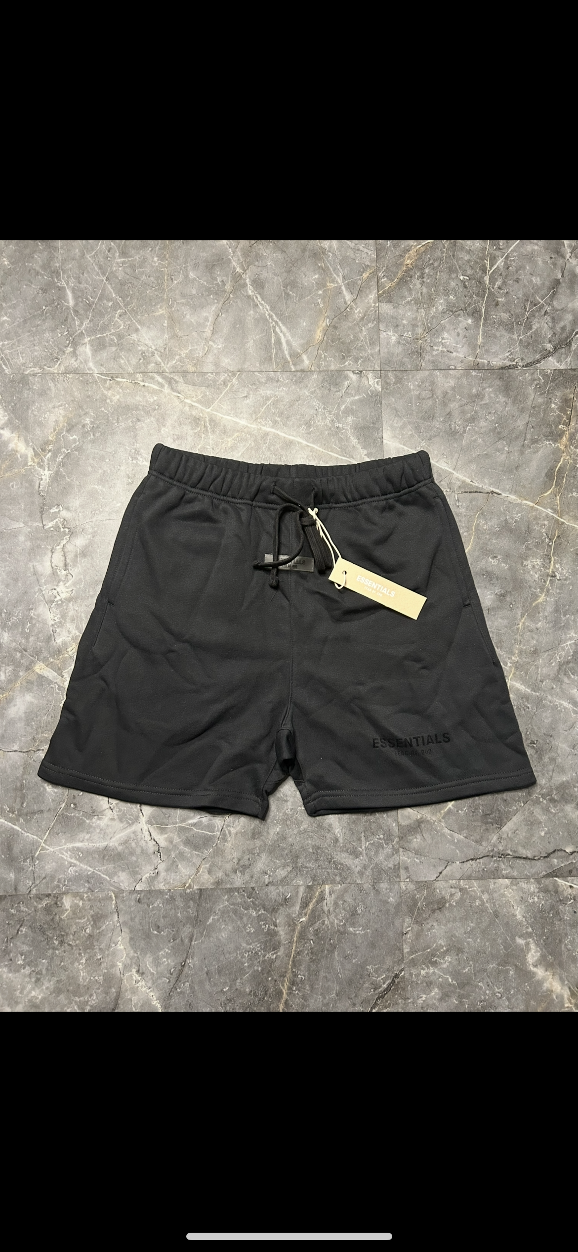 Essentials black shorts